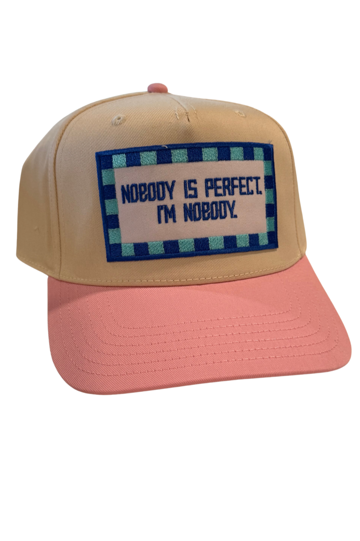 Nobody Is Perfect Trucker Hat-8- Accessory-MADLEY-Usher & Co - Women's Boutique Located in Atoka, OK and Durant, OK