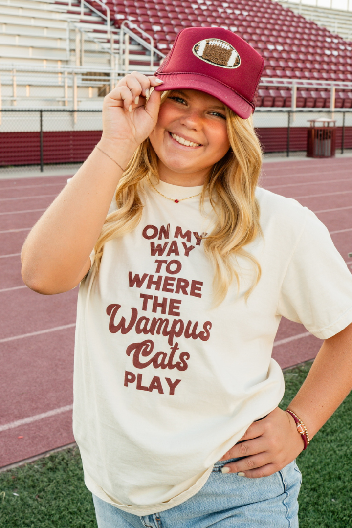 Where The Wampus Cats Play-1- Tops-Printworks-Usher & Co - Women's Boutique Located in Atoka, OK and Durant, OK