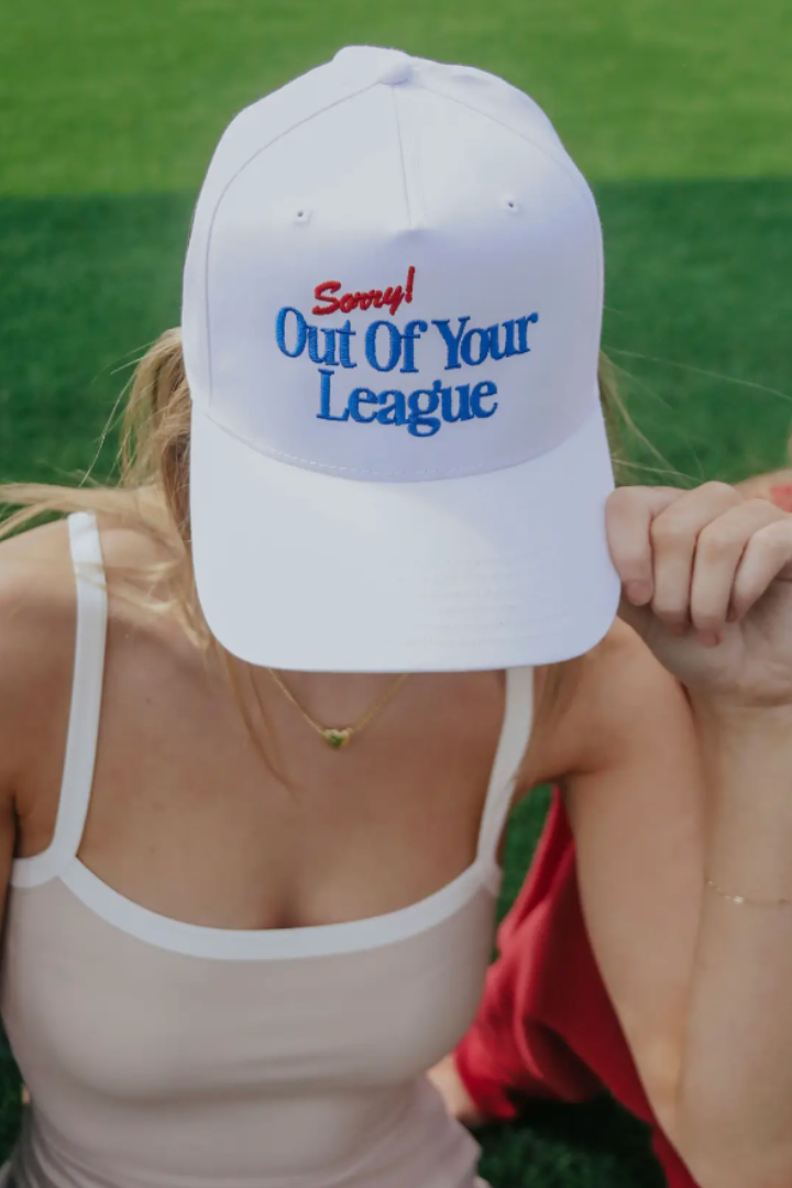 Sorry! Out of Your League Trucker Hat-Hats-Charlie Southern-Usher & Co - Women's Boutique Located in Atoka, OK and Durant, OK