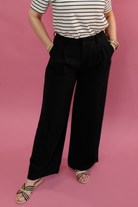 Lacy Pants-Black-4- Bottoms-THREAD AND SUPPLY-Usher & Co - Women's Boutique Located in Atoka, OK and Durant, OK