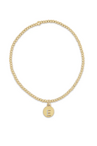 enewton: Respect Small Gold Disc Initial Bracelet-7- Jewelry-ENEWTON-Usher & Co - Women's Boutique Located in Atoka, OK and Durant, OK