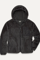 UGG: Ruthie UGGfluff Zip Hoodie-Ink Tar-2- Tops Over-UGG-Usher & Co - Women's Boutique Located in Atoka, OK and Durant, OK