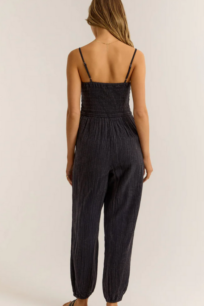 Z Supply: Santos Gauze Jumpsuit-Jumpsuits-Z SUPPLY-Usher & Co - Women's Boutique Located in Atoka, OK and Durant, OK