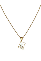 School Girl Initial Necklace-7- Jewelry-Farrah B-Usher & Co - Women's Boutique Located in Atoka, OK and Durant, OK