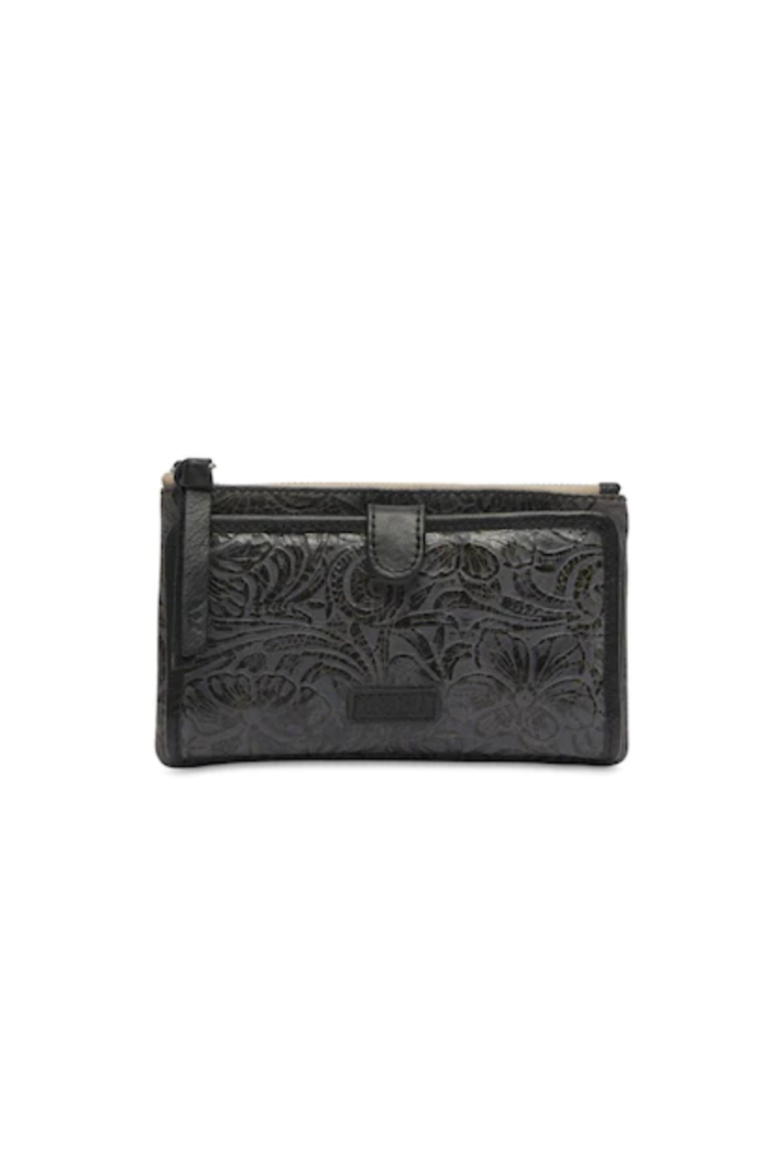 Consuela: Slim Wallet-Steely-10- Bags/Wallets-Consuela-Usher & Co - Women's Boutique Located in Atoka, OK and Durant, OK