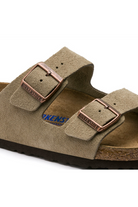 Birkenstock: Arizona SFB-Taupe Suede-9- Shoes-BIRKENSTOCK-Usher & Co - Women's Boutique Located in Atoka, OK and Durant, OK