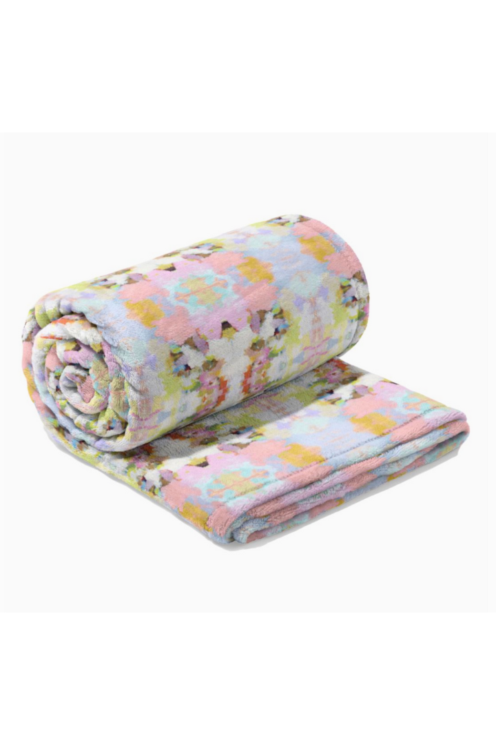 Laura Park: Fleece Blanket-Pillows/Throws-Laura Park-Usher & Co - Women's Boutique Located in Atoka, OK and Durant, OK