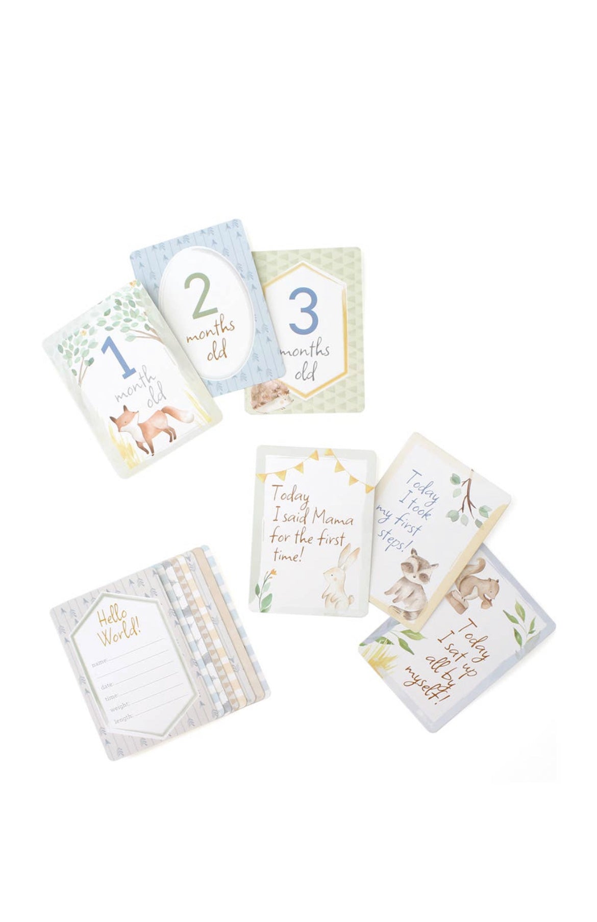 Woodland Milestone Cards-12- Baby/Kids-Itzy Ritzy-Usher & Co - Women's Boutique Located in Atoka, OK and Durant, OK