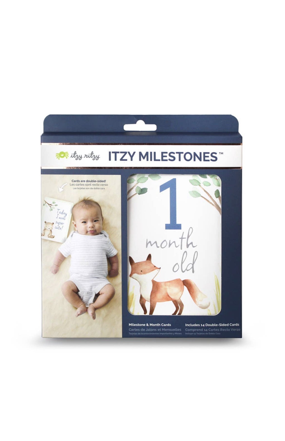 Woodland Milestone Cards-12- Baby/Kids/Men-Itzy Ritzy-Usher & Co - Women's Boutique Located in Atoka, OK and Durant, OK