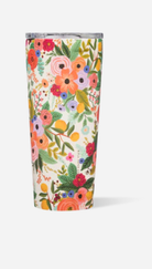 24oz Tumbler Rifle Paper Garden Party Cream-11- Gift/Home-Corkcicle-Usher & Co - Women's Boutique Located in Atoka, OK and Durant, OK